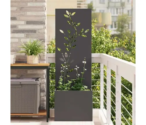 Aia Privaatsuse Kate Lilled Must 50 X 140 Cm Külmpruun Teras