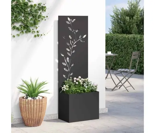 Aia Privaatsuse Kate Lilled Must 50 X 140 Cm Külmpruun Teras