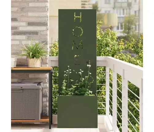 Sodo Privatumo Ekranas „Fretwork“ Alyvuogių Žalia 50 X 140 Cm