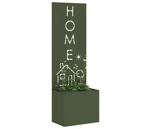 Sodo Privatumo Ekranas „Fretwork“ Alyvuogių Žalia 50 X 140 Cm