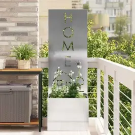 Dārza Privātuma Ekrāns Sudrabs 50 X 140 Cm Nerūsējošs Tērauds Vidaxl