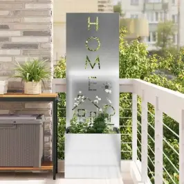 Dārza Privātuma Ekrāns Sudraba 50 X 140 Cm Cinkots Tērauds Vidaxl