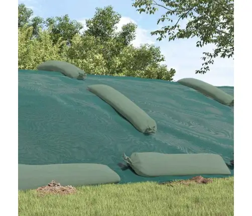 Silos Pārsegs Zaļa 6 X 5 M Hdpe Vidaxl