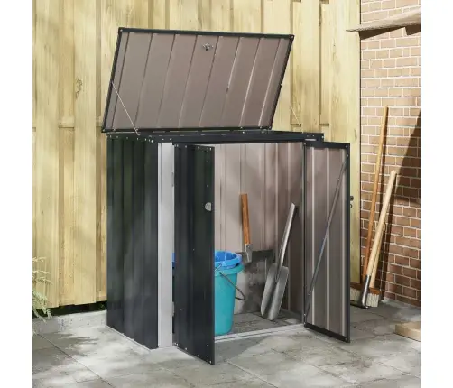 Sodo Saugojimo Dėžė Juoda 101,5 X 57 X 100,5 Cm Plienas