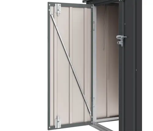 Sodo Saugojimo Dėžė Juoda 101,5 X 82 X 100 Cm Plienas