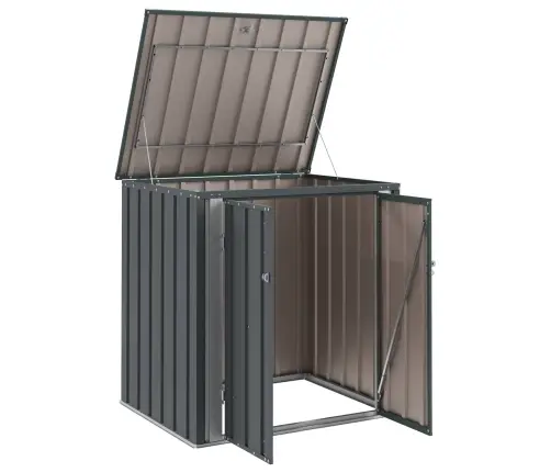 Sodo Saugojimo Dėžė Juoda 101,5 X 82 X 100 Cm Plienas