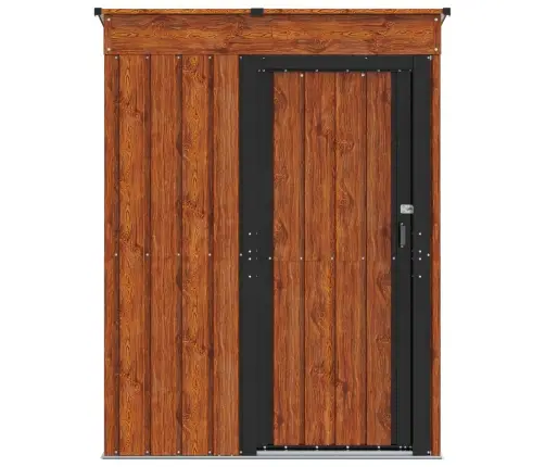 Dārza Šķūņi Brūna 137 X 81 X 180 Cm Metāls Vidaxl