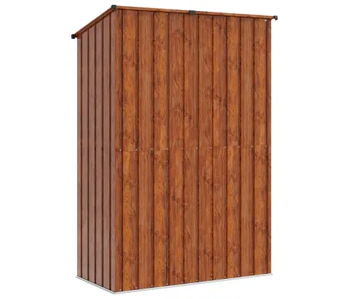 Dārza Šķūņi Brūna 140,5 X 74 X 200 Cm Metāls Vidaxl