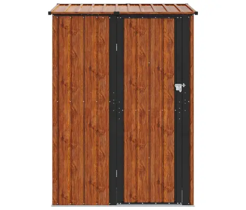 Dārza Šķūņi Brūna 140,5 X 74 X 200 Cm Metāls Vidaxl