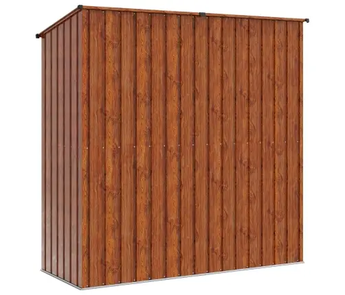 Dārza Šķūņi Brūna 203 X 85,5 X 200 Cm Metāls Vidaxl