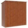 Dārza Šķūņi Brūna 203 X 85,5 X 200 Cm Metāls Vidaxl