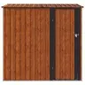 Dārza Šķūņi Brūna 203 X 85,5 X 200 Cm Metāls Vidaxl