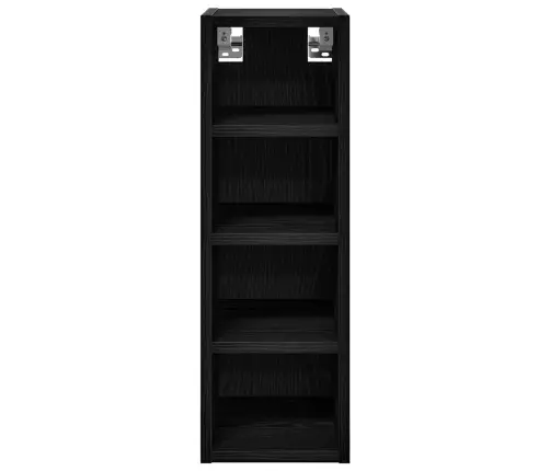 Piekarams Skapītis Riga Melns Ozols 20 X 29,5 X 60 Cm Vidaxl