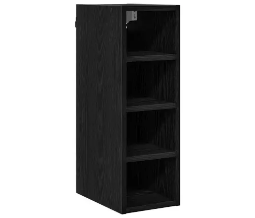 Piekarams Skapītis Riga Melns Ozols 20 X 29,5 X 60 Cm Vidaxl