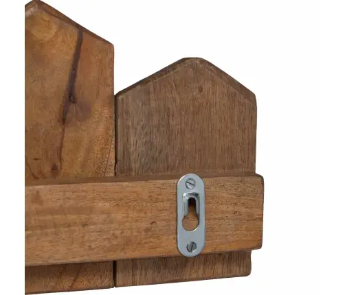 Vezums Brūna 48 X 8 X 15 Cm Cieta Mahagona Koks Vidaxl