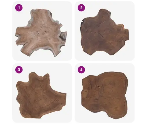 Naktsgaldiņš Brūna 40 X 40 X 25 Cm Cietais Atjaunotais Koks Vidaxl