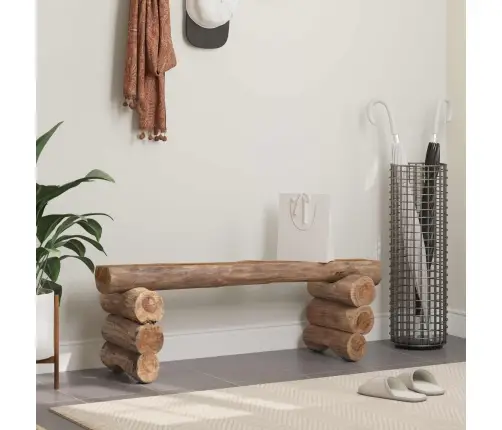 Sols Dabiska 115 X 30 X 34 Cm Ciets Tekša Koks Vidaxl