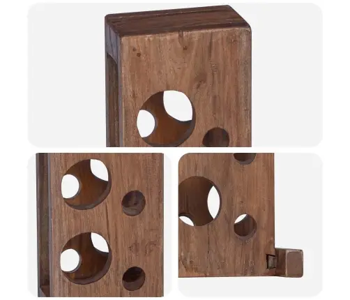 Statīvs Brūna 20 X 25 X 100 Cm Cieta Mahagona Koks Vidaxl