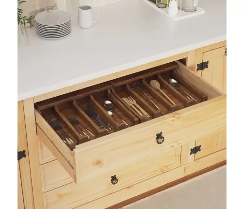 Dėklas Ruda 36 X 30 X 10 Cm Kietas Mahonio Mediena