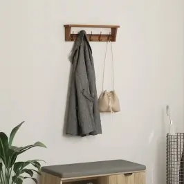 Vezums Brūna 50 X 10 X 14 Cm Cieta Mahagona Koks Vidaxl