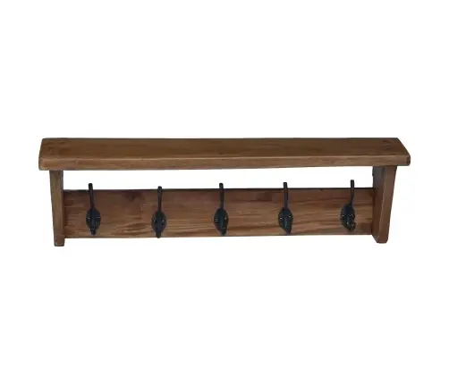 Vezums Brūna 50 X 10 X 14 Cm Cieta Mahagona Koks Vidaxl