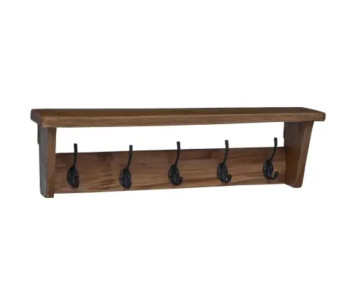 Vezums Brūna 50 X 10 X 14 Cm Cieta Mahagona Koks Vidaxl