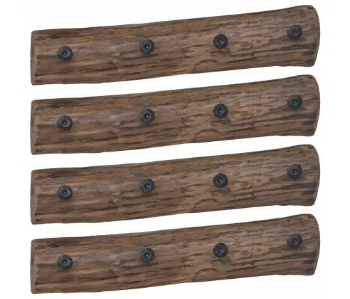 Pakaba Ruda 50 X 8 X 12 Cm Kietas Atkurtas Medis