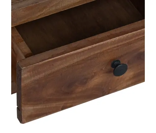 Augalų Stovas Su Stalčių Ruda 30 X 30 X 80 Cm Mahogany Medis