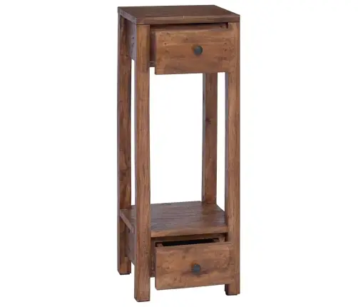 Augalų Stovas Su Stalčių Ruda 30 X 30 X 80 Cm Mahogany Medis