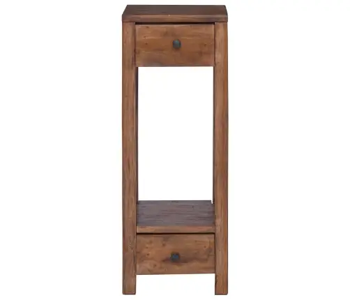 Augalų Stovas Su Stalčių Ruda 30 X 30 X 80 Cm Mahogany Medis