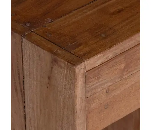 Naktsgaldiņš Brūna 63 X 30 X 79 Cm Cieta Mahagona Koks Vidaxl