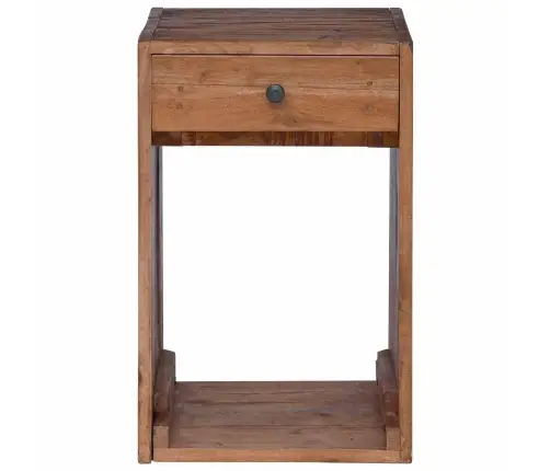 Naktsgaldiņš Brūna 63 X 30 X 79 Cm Cieta Mahagona Koks Vidaxl