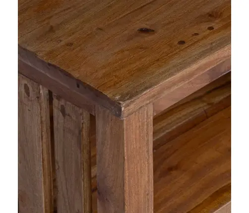 Naktinis Staliukas Ruda 41 X 30 X 50 Cm Kietas Mahonio Mediena