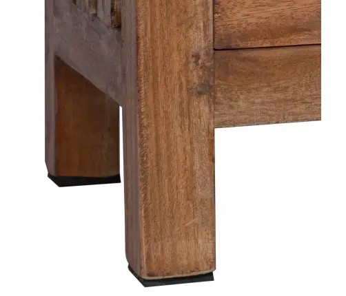 Naktsgaldiņš Brūna 41 X 30 X 50 Cm Cieta Mahagona Koks Vidaxl