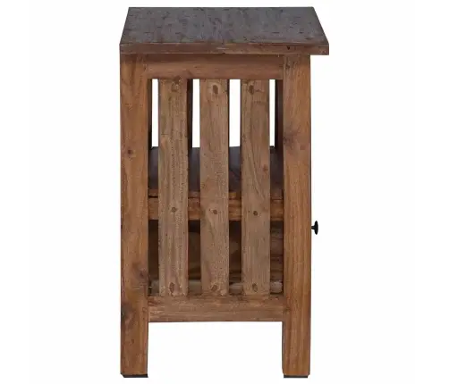 Naktsgaldiņš Brūna 41 X 30 X 50 Cm Cieta Mahagona Koks Vidaxl