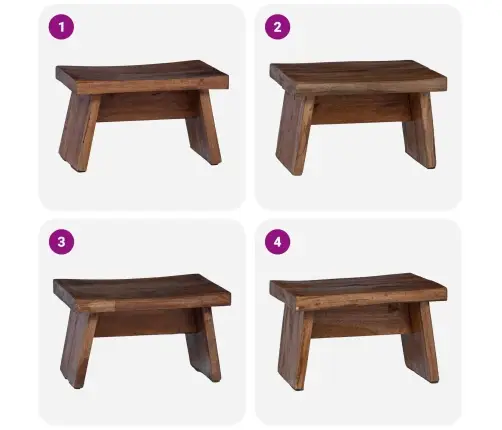 Krēsls Dabiska 29 X 20 X 17 Cm Mahagona Koks Vidaxl