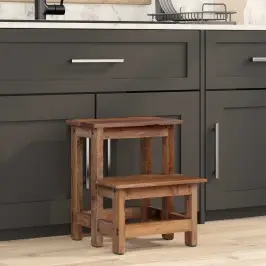 Krēsls Dabiska 37 X 37 X 46 Cm Mahagona Koks Vidaxl