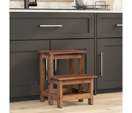 Krēsls Dabiska 37 X 37 X 46 Cm Mahagona Koks Vidaxl