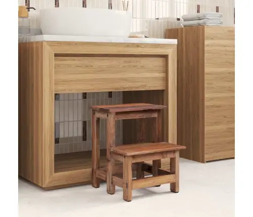 Krēsls Dabiska 37 X 37 X 46 Cm Mahagona Koks Vidaxl