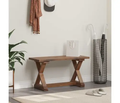 Suoliukas Natūrali 85 X 35 X 47 Cm Perdirbtos Medienos Masyvas