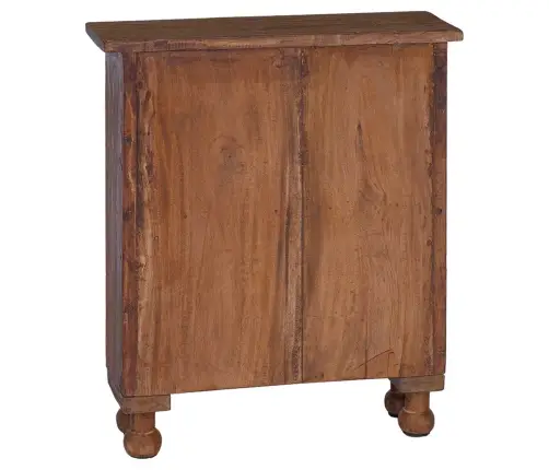 Plaukti Ar Plauktu Brūna 47 X 16 X 55 Cm Cieta Mahagona Koks Vidaxl