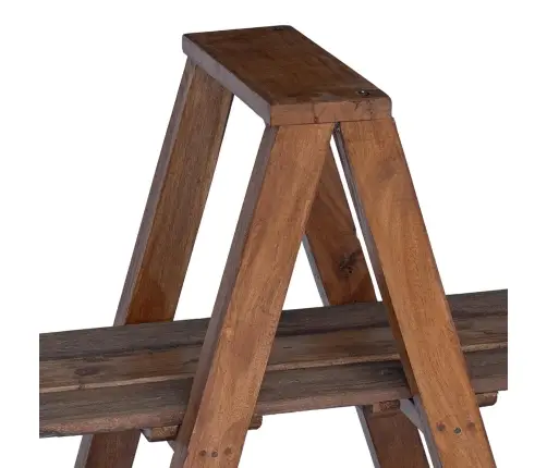 Salokāms Plaukts Ar Plauktu Brūna 79.5 X 35 X 112 Cm Vidaxl