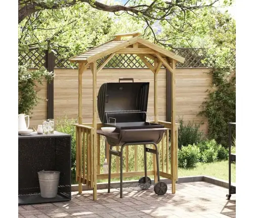 Kepsninės Stoginė Impregnuota Pušies Mediena