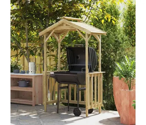 Kepsninės Stoginė Impregnuota Pušies Mediena