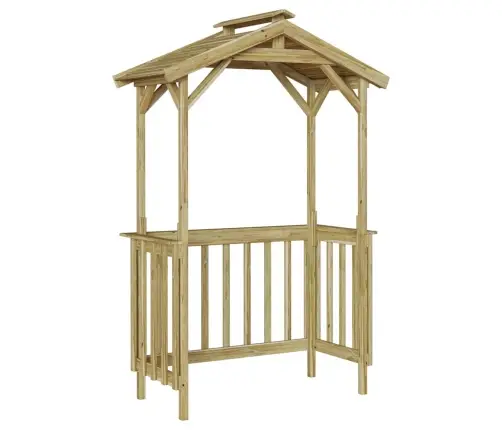 Kepsninės Stoginė Impregnuota Pušies Mediena