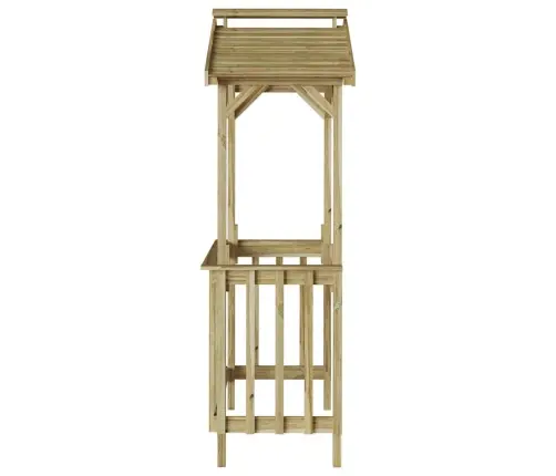 Kepsninės Stoginė Impregnuota Pušies Mediena