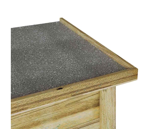 Uzglabāšanas Kaste 44X119X57 Cm Impregnēta Koka Priežu Vidaxl