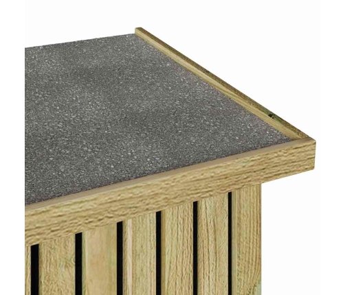 Aia Salvestuskast Pruun 119 X 44 X 58.5 Cm Immutatud Kuusk