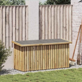 Dārza Uzglabāšanas Kaste Brūna 119 X 44 X 58.5 Cm Vidaxl