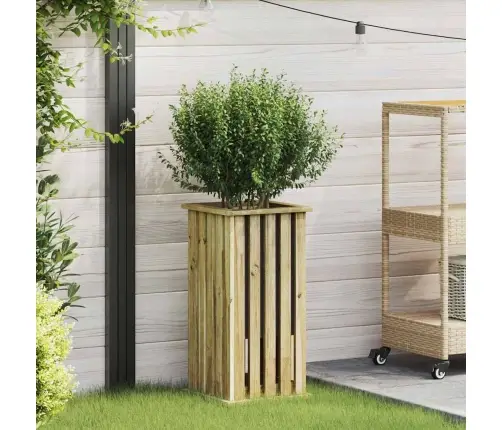 Istmik Kastid Pruun 33 X 33 X 65 Cm Immutatud Männipuit